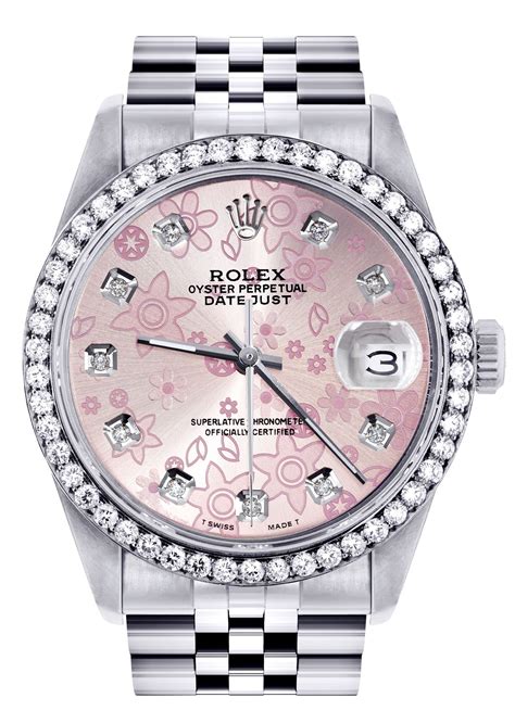 datejust rolex pink face|rolex datejust pink diamond dial.